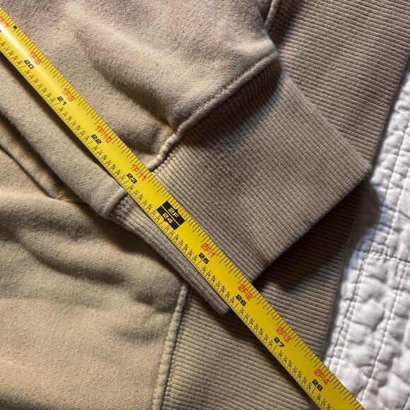 North Face Men's Large Box NSE Pullover Hoodie Never Stop Exploring Tan Beige - Picture 7 of 10